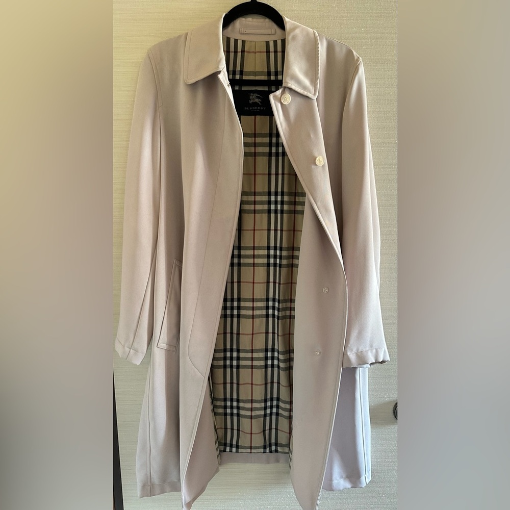 Burberry Light Pink Trench Coat